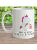 Mr. & Mrs. Panda Kindertasse Einhorn Gemüse mit Spruch in Weiß