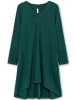 sheego Sweatkleid in tiefgrün