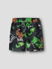 name it Badeshorts Nkmmic Minecraft in black