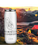 Mr. & Mrs. Panda Trinkflasche Otter Kind mit Spruch in Weiß
