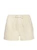 Vivance Active Pyjamashorts in gelb-weiß-gestreift