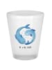 Mr. & Mrs. Panda Schnapsglas Sternzeichen Fische ohne Spruch in Transparent