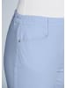 GOLDNER Kurzgröße:  Leichte 7/8 Baumwoll-Hose Carla in hellblau