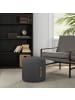 HOMCOM Fußhocker in Dunkelgrau 48L x 48B x 45H cm