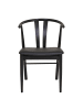 ebuy24 Esszimmerstuhl Artenara  Schwarz 2er Set