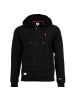U.S. Polo Assn. Sweatjacke 1er Pack in Schwarz