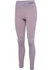 Hummel Hummel Tights Hmlclea Yoga Damen Atmungsaktiv Dehnbarem Feuchtigkeitsabsorbierenden Nahtlosen in NIRVANA MELANGE