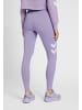 Hummel Leggings Training High Waist Tight Fit Sport Figurbetont in Lila