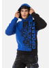 Cipo & Baxx Kapuzensweatshirt in SAXEBLUE