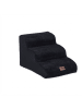 relaxdays Hundetreppe in Schwarz - (B)41 x (H)33 x (T)54 cm