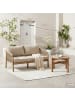 home24 Loungegruppe Mori 2-teilig Typ A in Braun / Beige