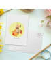 Mr. & Mrs. Panda Postkarte Glühwürmchen ohne Spruch in Weiß