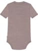 Normani Outdoor Sports Baby Kurzarm Body - 100% Bio-Merinowolle in Rosa