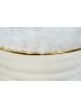 Kayoom Hocker Doric 325 in creme - gold