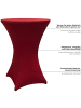 Lumaland Stehtischhusse 80-85cm rot  rot