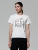 wat? Apparel T-Shirt Peace Love in Off White