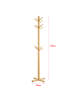 en.casa Garderobenständer Jämsä  in Beige (H)176cm (B)38cm (T)38cm