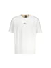 Hugo Boss Weißes Bio-Baumwoll-T-Shirt