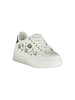 Laura Biagiotti Weiße Polyurethan-Sneaker