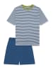 Schiesser Pyjama Nightwear in Atlantikblau