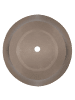 Beliani Outdoor Blumentopf DARIA in Beige - (W) 37 x (H) 37 x (L) 37 cm