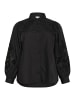 KAFFE curve Hemd langarm KCnicky Regular fit in Black Deep