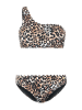 LASCANA Bustier-Bikini-Top in braun-bedruckt