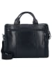 Leonhard Heyden Roma Aktentasche Leder 37 cm Laptopfach schwarz