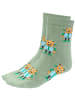 TupTam Kinder Socken Mädchen Jungen Bunt Gemustert 6er Pack in grün/gelb