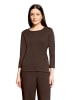 Betty Barclay Basic Shirt mit Rundhalsausschnitt in Light Maroon