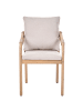Beliani 3-tlg Sessel SUMBA in Braun/Beige