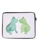 Mr. & Mrs. Panda Notebook Tasche Frosch Liebe ohne Spruch in Weiß