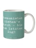 Mr. & Mrs. Panda Kaffeetasse Spruch Trombone Durchzieher mit Spruch in Meeresbrise
