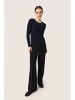 Soaked in Luxury Langarm-Shirt SLSkylara Slim fit in Night Sky