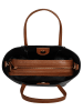 Samantha Look Handtasche echt Leder in schwarz