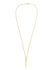 Elli Halskette 925 Sterling Silber Rechteck in Gold