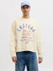 Jack & Jones Sweatshirt in Antique White