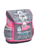 Belmil 4tlg-Set: Schulranzen Horse Aruba Blue in grau – (H)37 x (B) 31 x (T) 17 cm