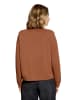 BETTY & CO Sweatshirt mit Stehkragen in braun