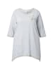 Ulla Popken Longshirt in hellgrau mélange