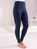 WITT WEIDEN Leggings in marine + anthrazit-meliert