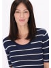 usha BLUE LABEL Women Sweater in navy white
