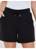 Threadbare Sweatshorts THB Spencer Jersey Tie Waist Short in Schwarz