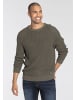 Bruno Banani Rundhalspullover in khaki
