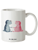 Mr. & Mrs. Panda Steinguttasse Axolotl Liebe ohne Spruch in Weiß