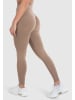 SMILODOX Leggings Scrunch Azura in Hellbraun