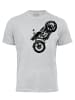 Cotton Prime® T-Shirt Vintage Motorcycle in grau