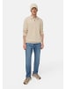 Camel Active Leichtes Langarm Polo aus reiner Baumwolle in Hafer