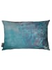 Juniqe Kissen "Grunge Damask" in Blau & Grau