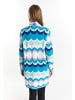IZIA Damen Cardigan in Blau Mehrfarbig
